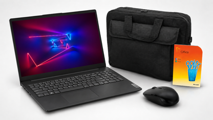 Lenovo 15,6" Intel i5-13420H, 8GB DDR5, bis 2TB SSD, Windows 11 Pro + Office 2024 mit Tasche und Maus