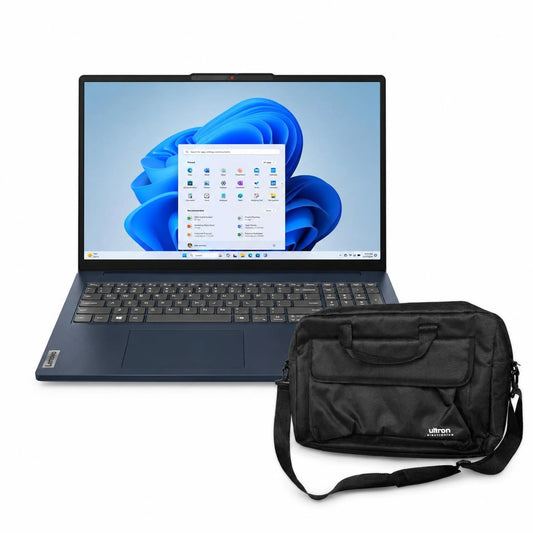 Lenovo IdeaPad Slim 3 16 Zoll in Cosmic Blue im Set mit Notebooktasche und Maus